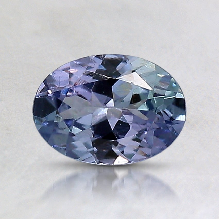 7.1x5.2mm Unheated Violet Oval Tanzanite