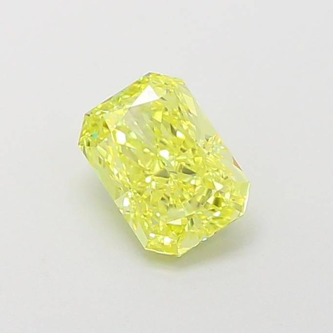 1.0 Ct. Fancy Vivid Yellow Radiant Lab Grown Diamond