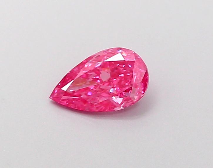 0.45 Ct. Fancy Vivid Pink Pear Lab Grown Diamond