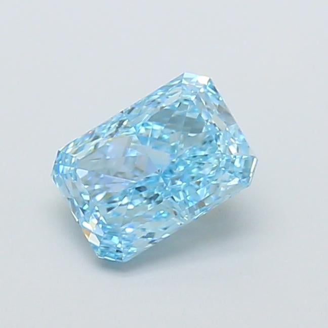 1.15 Ct. Fancy Vivid  Blue Radiant Lab Grown Diamond
