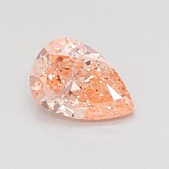 0.55 Ct. Fancy Vivid Pink Pear Lab Grown Diamond