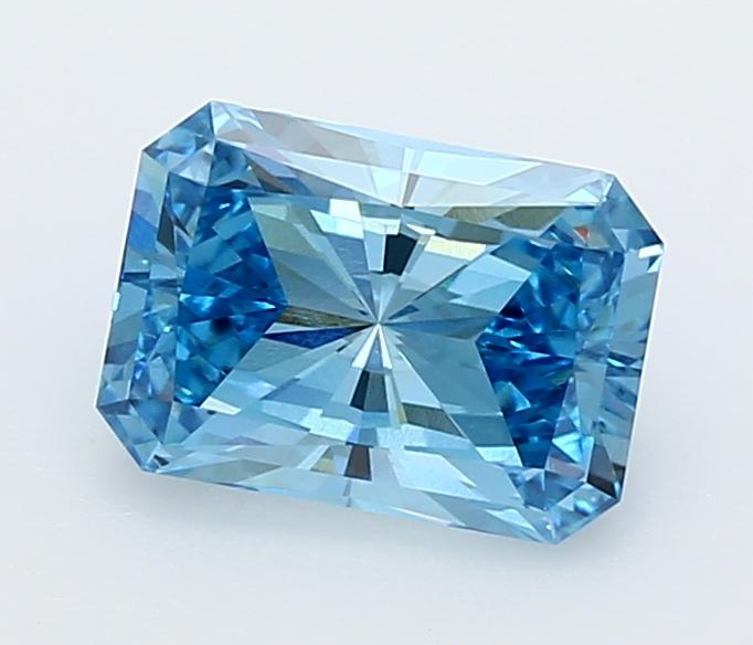 2.01 Ct. Fancy Vivid  Blue Radiant Lab Grown Diamond