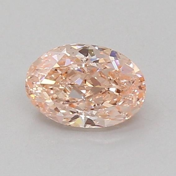 0.73 Ct. Fancy Intense Pink Oval Lab Grown Diamond