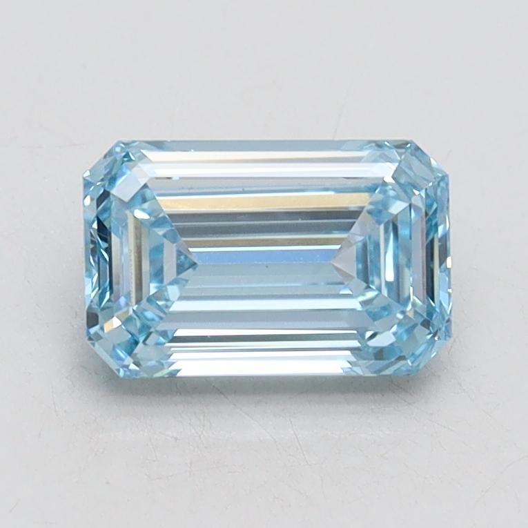 1.03 Ct. Fancy Intense Blue Emerald Lab Grown Diamond