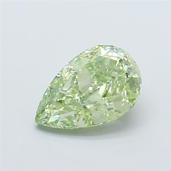 1.17 Ct. Fancy Intense  Green Pear Lab Grown Diamond