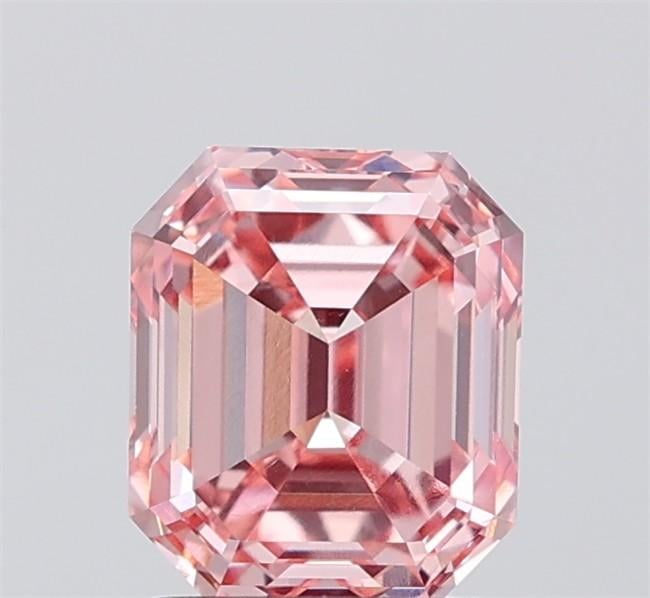2.15 Ct. Fancy Intense  Pink Emerald Lab Grown Diamond