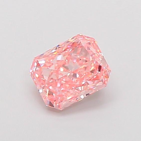 1.04 Ct. Fancy Vivid Pink Radiant Lab Grown Diamond