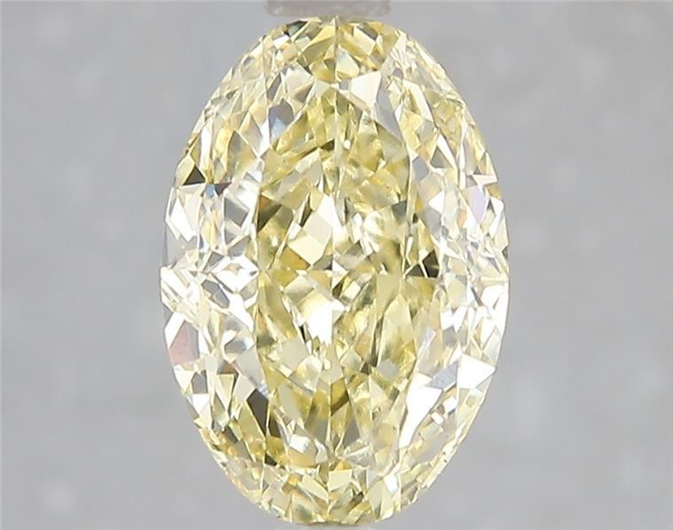 3.01 Ct. Fancy Vivid Yellow Oval Lab Grown Diamond