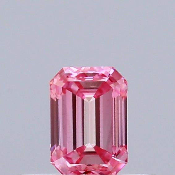 0.32 Ct. Fancy Vivid Pink Emerald Lab Grown Diamond