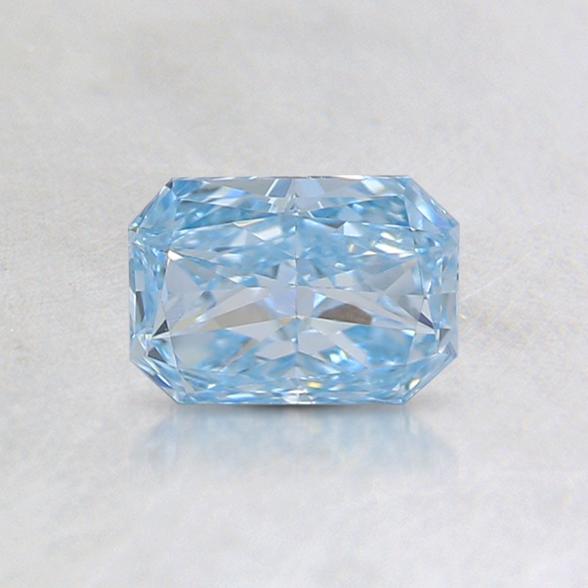 0.53 Ct. Fancy Greenish Blue Radiant Lab Grown Diamond