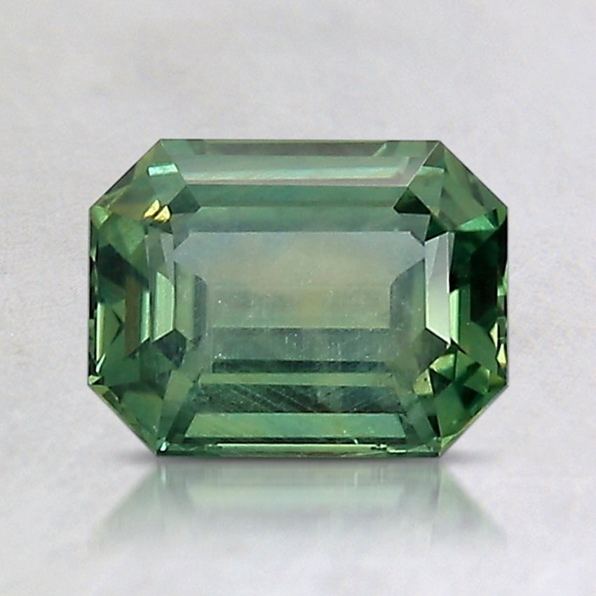 7.2x5.5mm Unheated Green Emerald Montana Sapphire