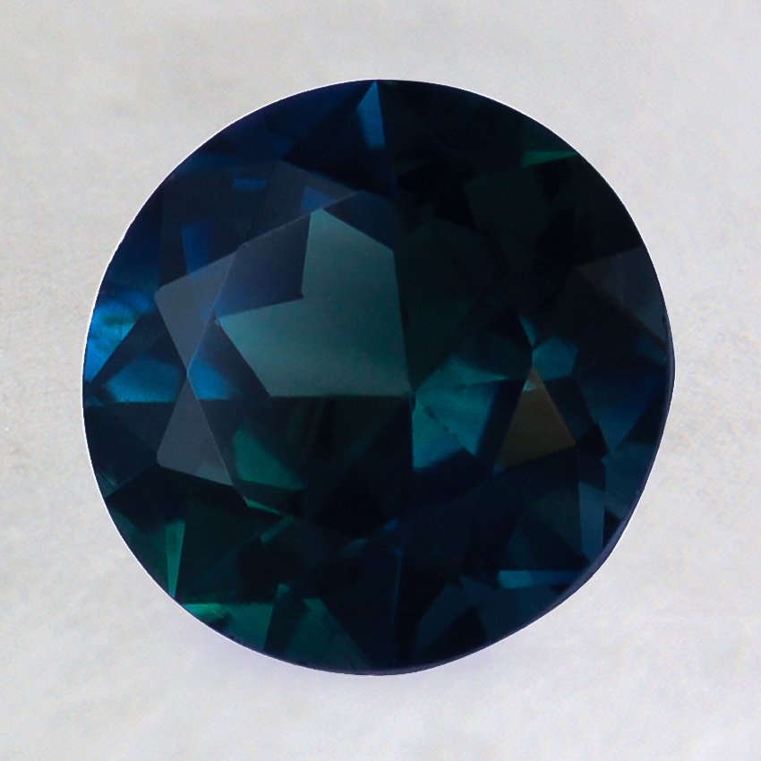 8mm Premium Teal Round Sapphire