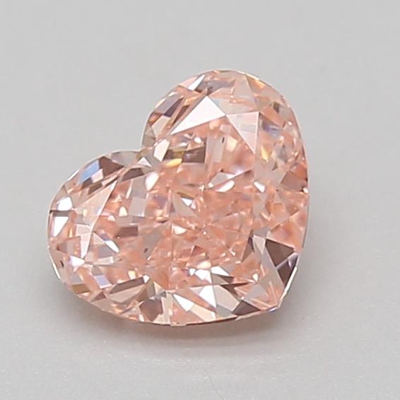 1.07 Ct. Fancy Vivid Pink Heart Lab Grown Diamond
