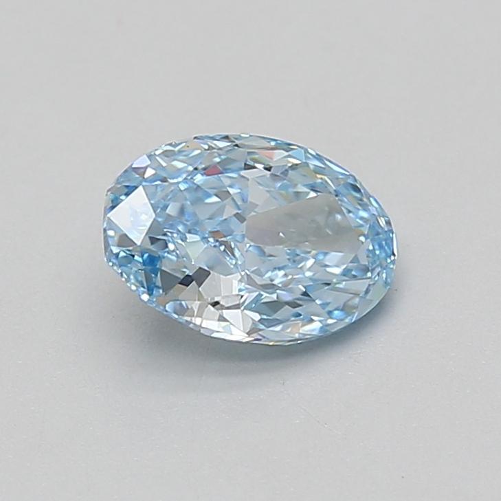 1.07 Ct. Fancy Vivid Blue Oval Lab Grown Diamond