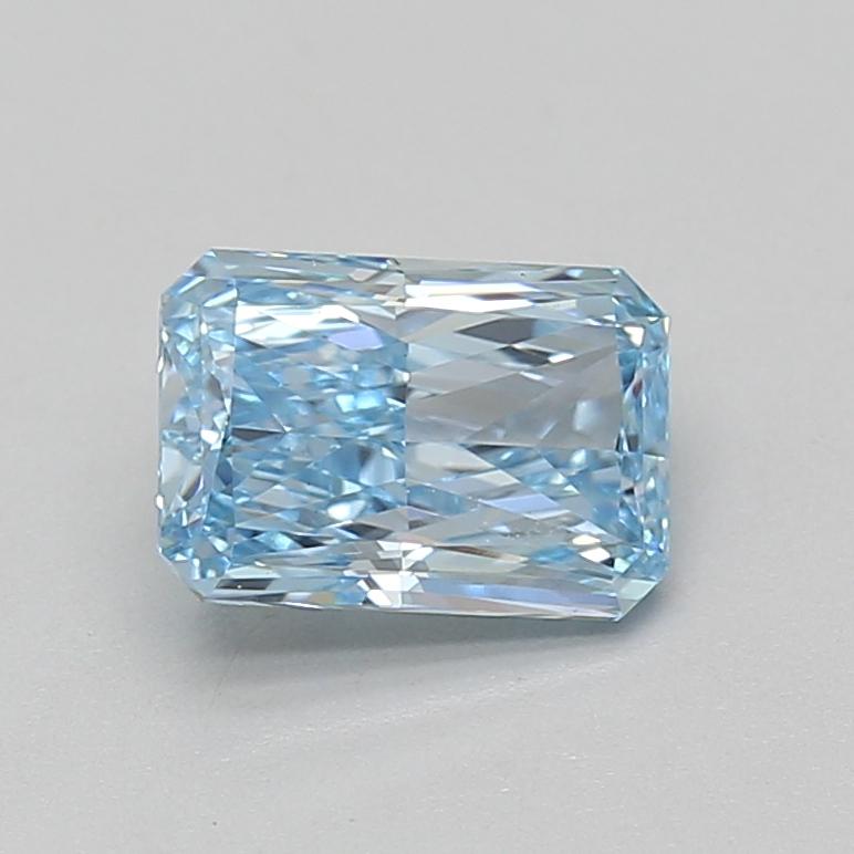 1.59 Ct. Fancy Vivid Blue Radiant Lab Grown Diamond