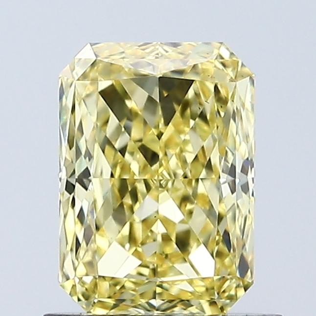 1.06 Ct. Fancy Vivid Yellow Radiant Lab Grown Diamond