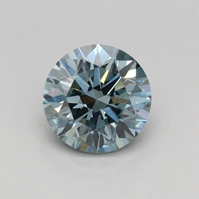 0.37 Ct. Fancy Intense Blue Round Lab Grown Diamond