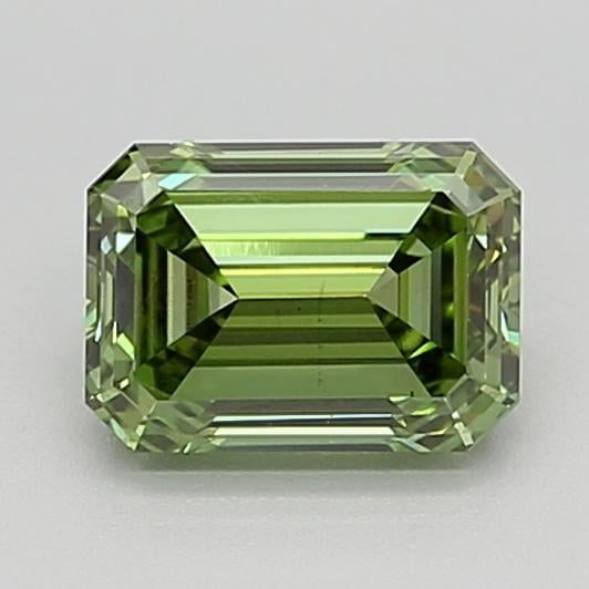 1.09 Ct. Fancy Vivid  Green Emerald Lab Grown Diamond