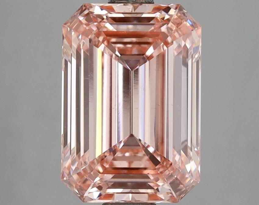 3.07 Ct. Fancy Intense Pink Emerald Lab Grown Diamond