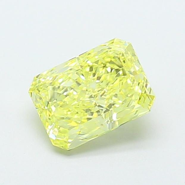 1.53 Ct. Fancy Intense  Yellow Radiant Lab Grown Diamond