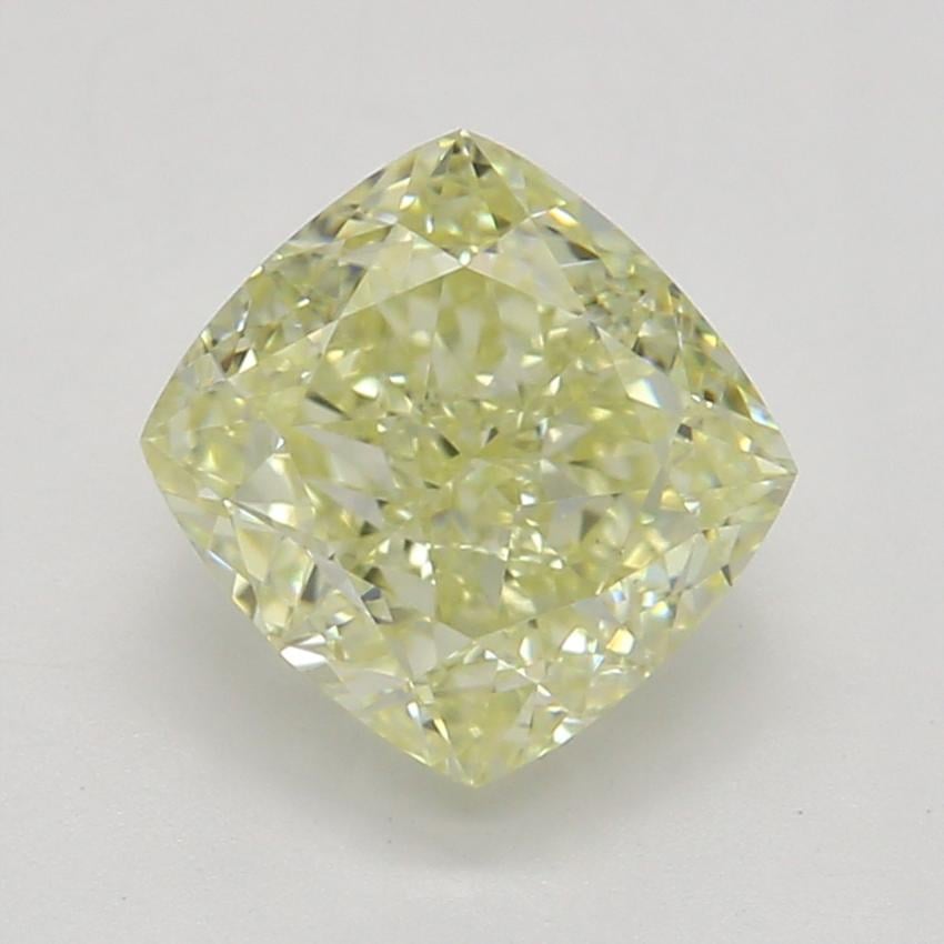 1.01 Ct. Fancy Light Yellow Cushion Diamond