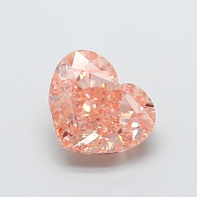 2.05 Ct. Fancy Intense Brownish Orange Heart Lab Grown Diamond