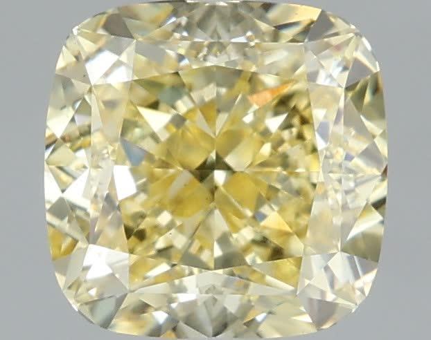 1.52 Ct. Fancy Yellow Cushion Lab Grown Diamond