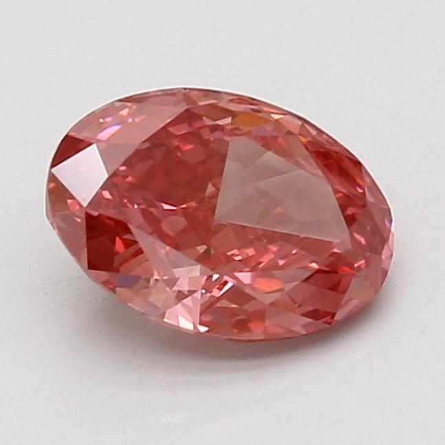 1.74 Ct. Fancy Vivid Pink Oval Lab Grown Diamond