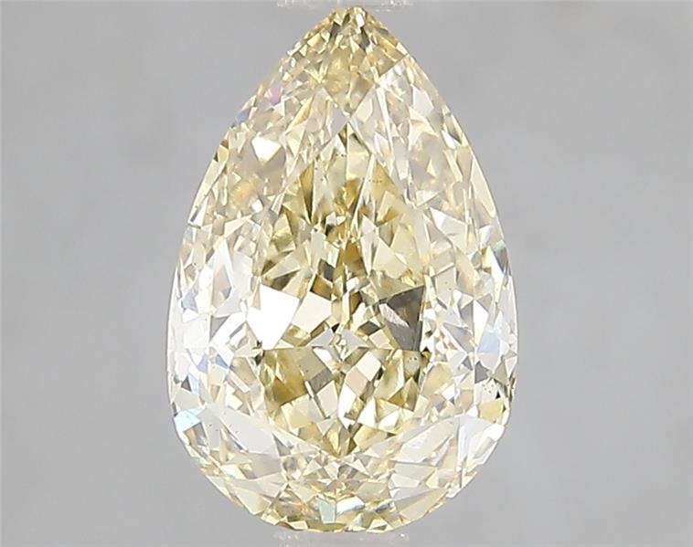 2.09 Ct. Fancy Yellow Pear Lab Grown Diamond
