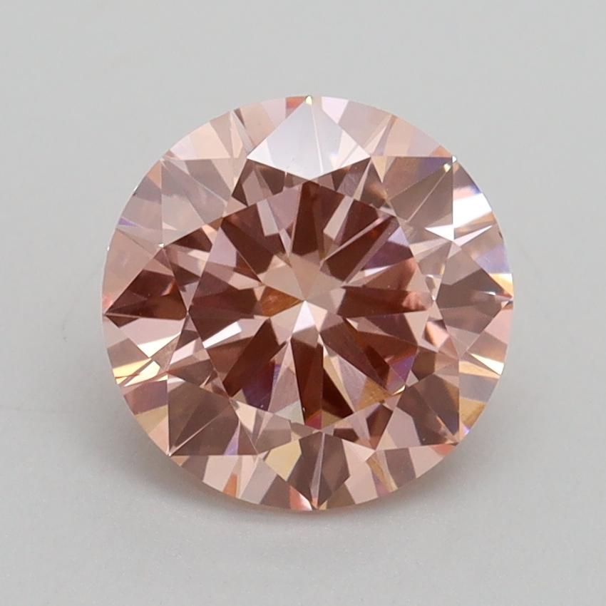 1.80 Ct. Fancy Intense Pink Round Lab Grown Diamond