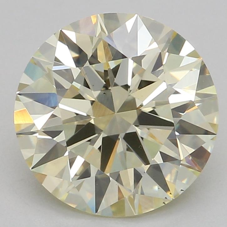 1.58 Ct. Fancy Light Yellow Round Lab Grown Diamond