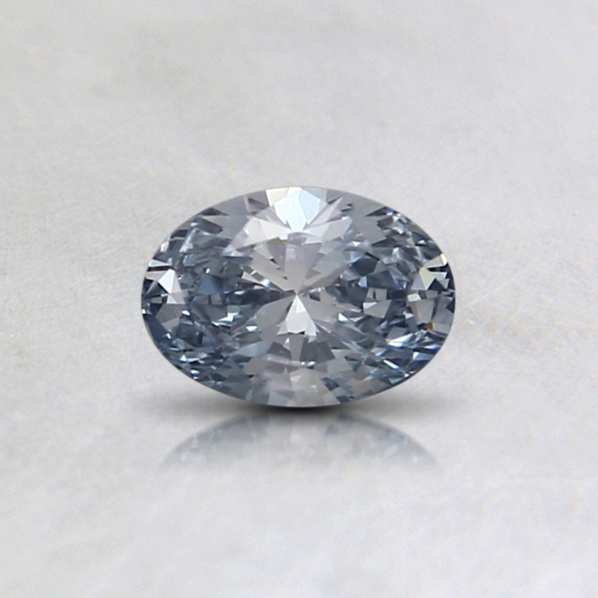 0.31 Ct. Fancy Light Blue Oval Lab Grown Diamond