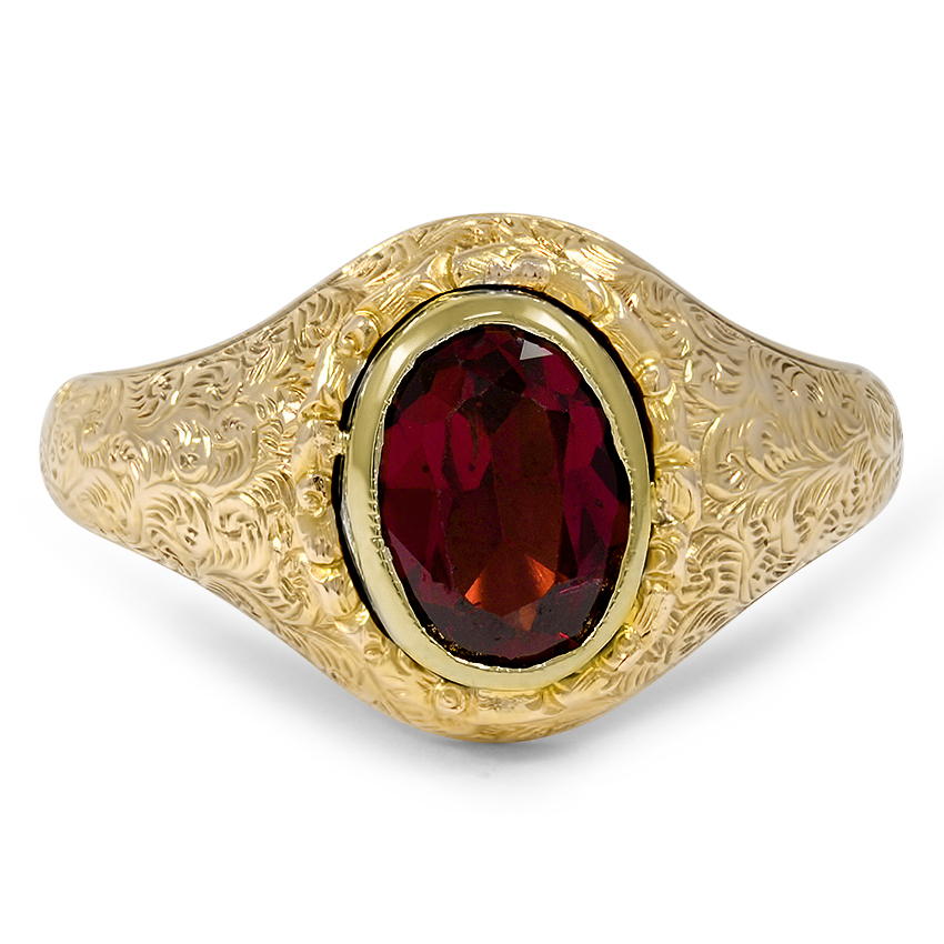 Victorian Garnet Vintage Ring | Melani | Brilliant Earth
