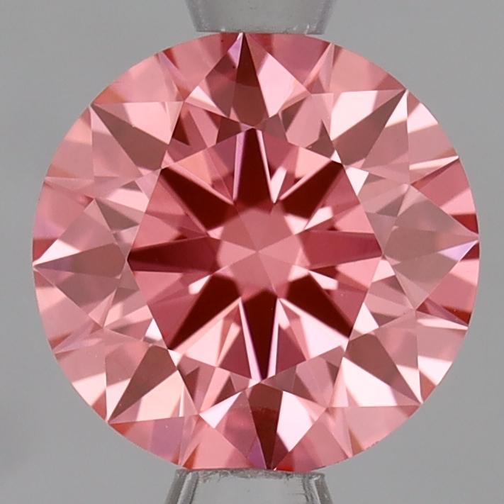 1.07 Ct. Fancy Vivid Pink Round Lab Grown Diamond