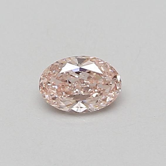 0.31 Ct. Fancy Intense Pink Oval Lab Grown Diamond
