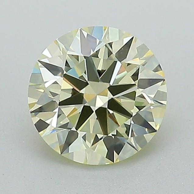 1.17 Ct. Fancy Light Yellow Round Lab Grown Diamond