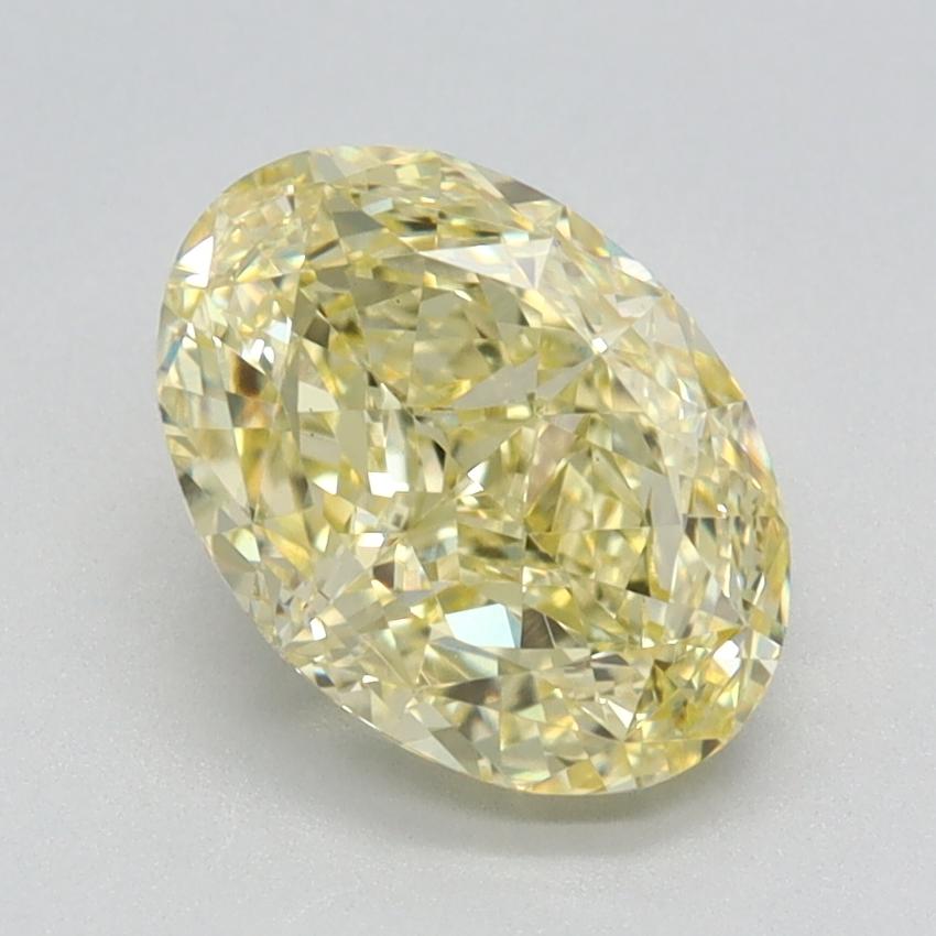 1.73 Ct. Fancy Intense Yellow Oval Lab Grown Diamond