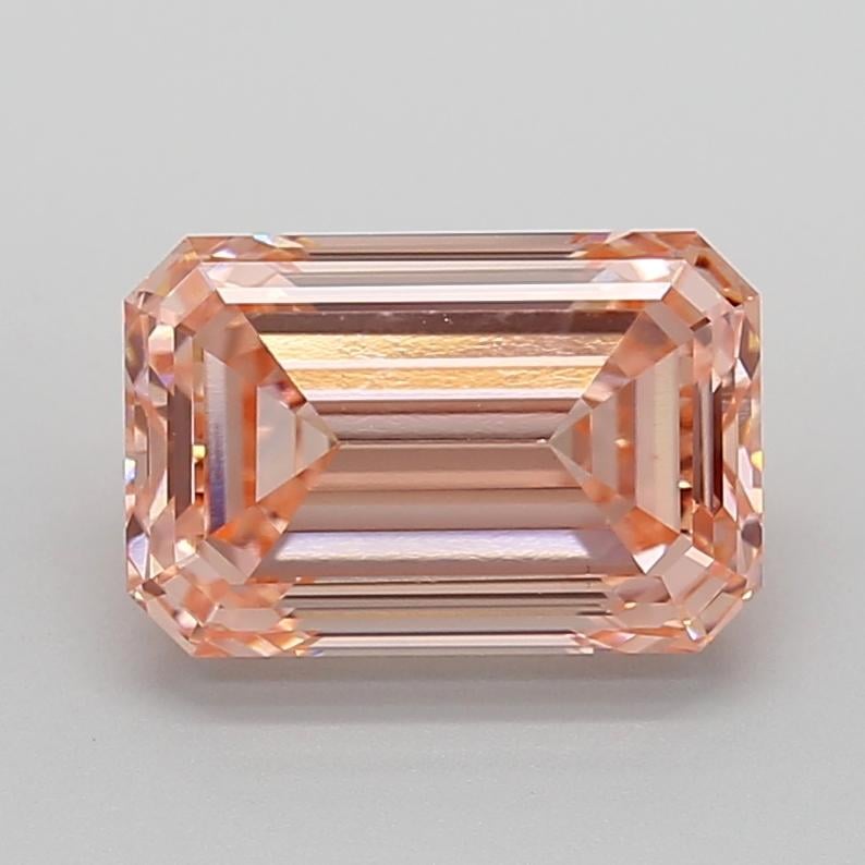 3.97 Ct. Fancy Intense Pink Emerald Lab Grown Diamond