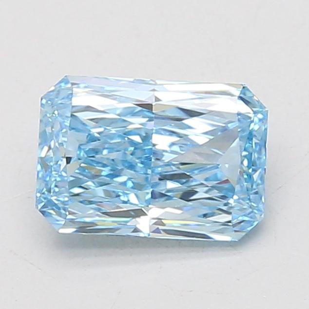 1.51 Ct. Fancy Vivid Blue Radiant Lab Grown Diamond