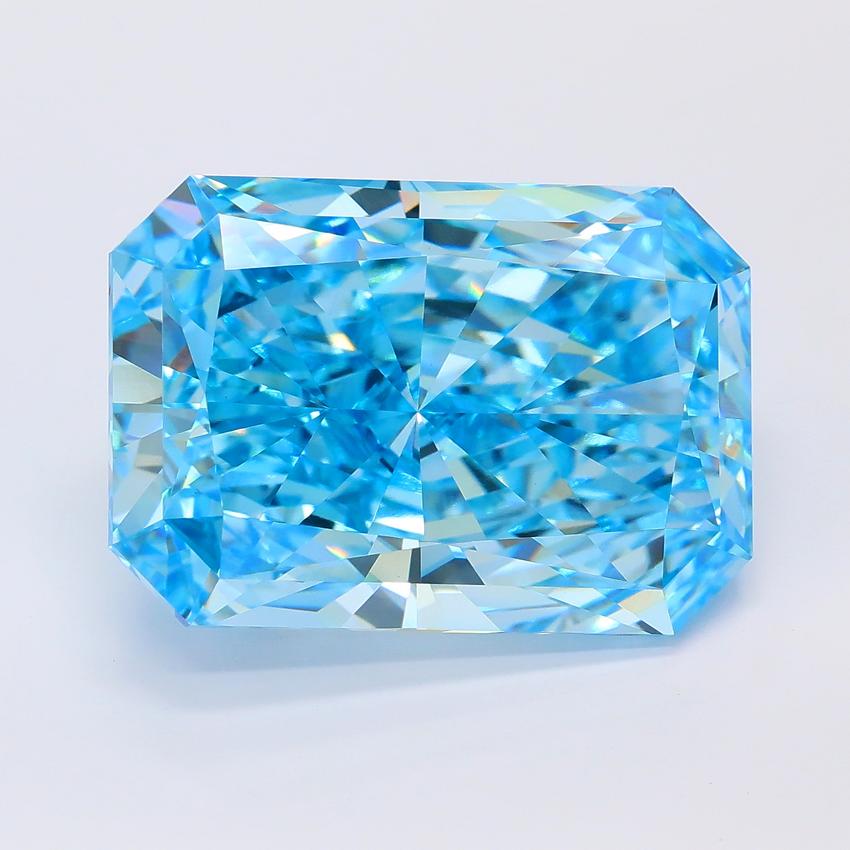 11.04 Ct. Fancy Vivid Blue Radiant Lab Grown Diamond
