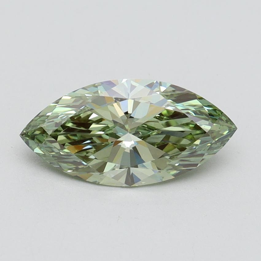 1.11 Ct. Fancy Intense Green Marquise Lab Grown Diamond