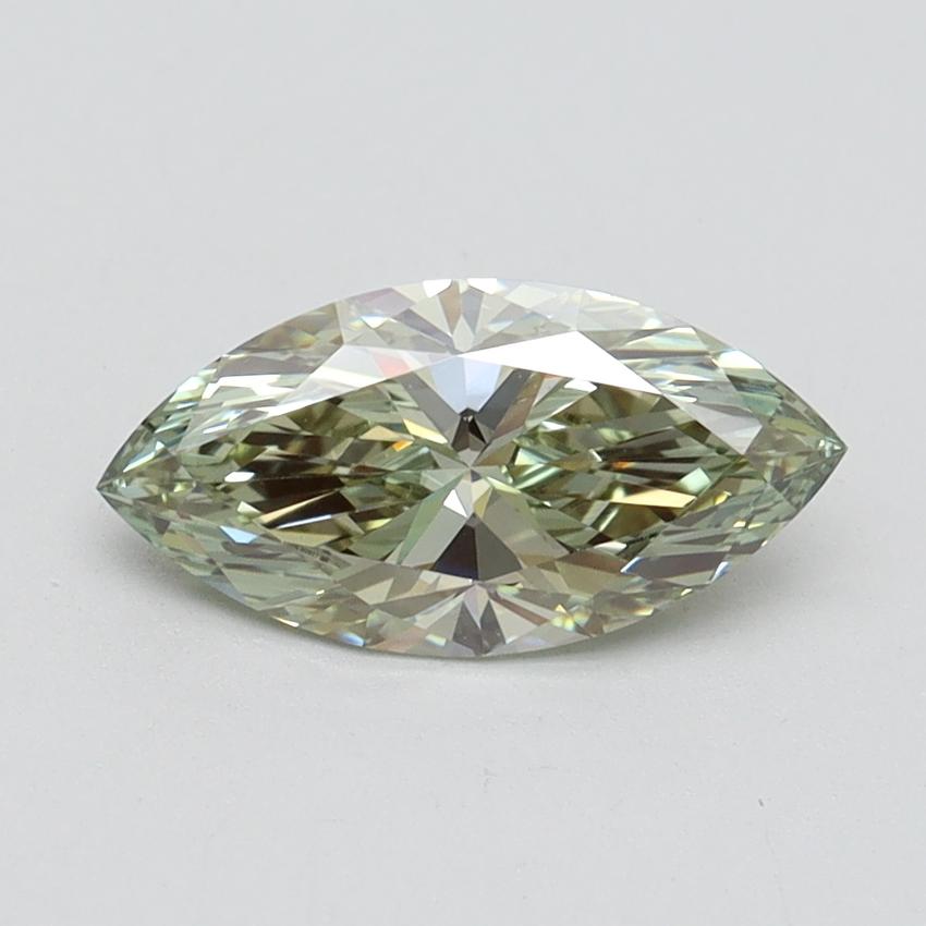 1.01 Ct. Fancy Intense Green Marquise Lab Grown Diamond