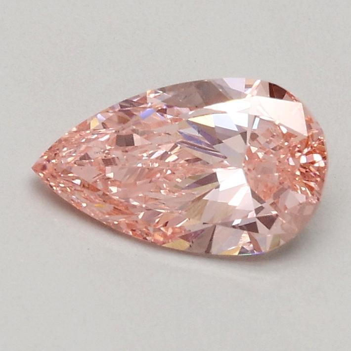 0.50 Ct. Fancy Vivid Pink Pear Lab Grown Diamond