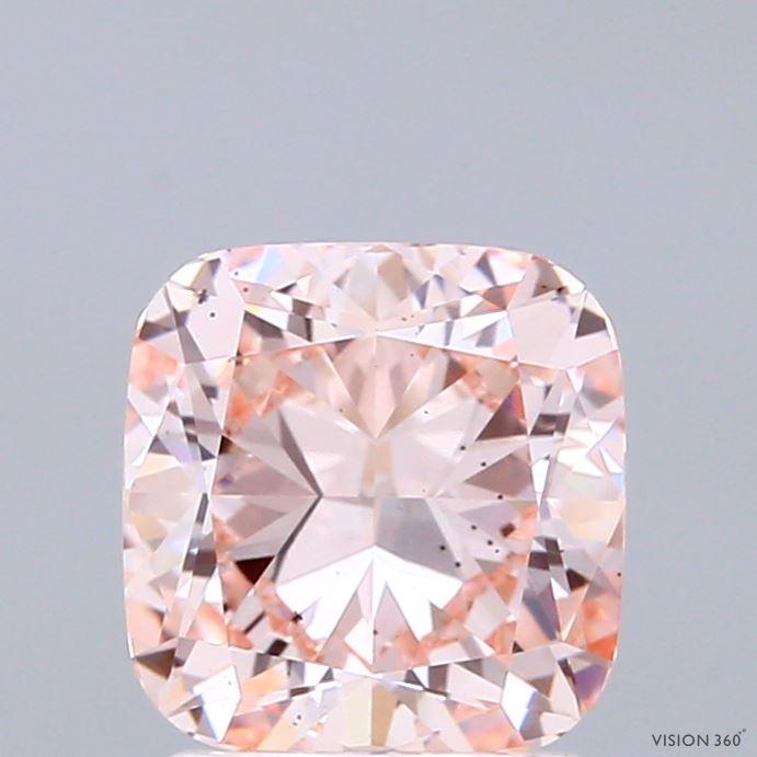 2.01 Ct. Fancy Pink Cushion Lab Grown Diamond
