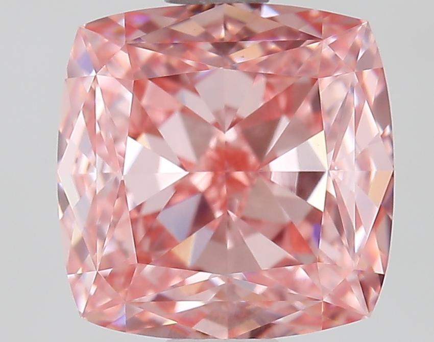 1.51 Ct. Fancy Pink Cushion Lab Grown Diamond