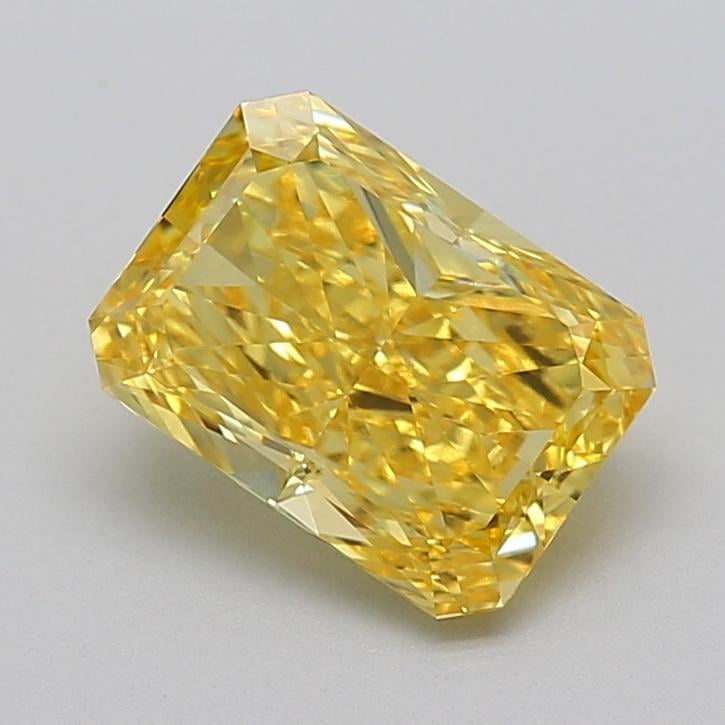 2.00 Ct. Fancy Yellow Radiant Lab Grown Diamond