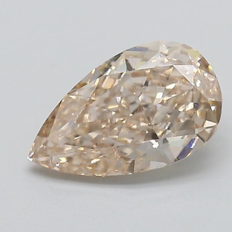 2.06 Ct. Very Light  Brown Pear Lab Grown Diamond