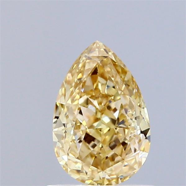 1.08 Ct. Fancy Yellow Pear Lab Grown Diamond