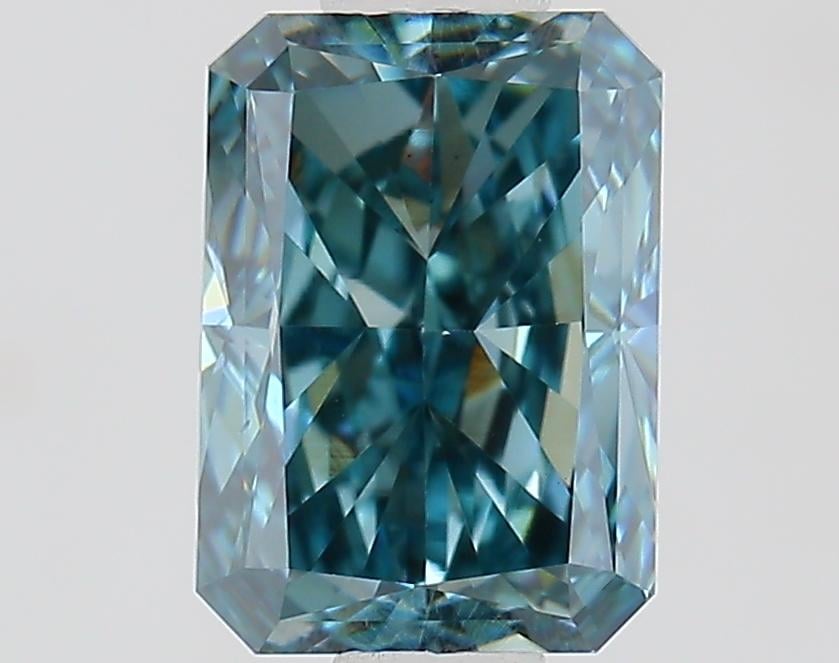 1.02 Ct. Fancy Green Radiant Lab Grown Diamond