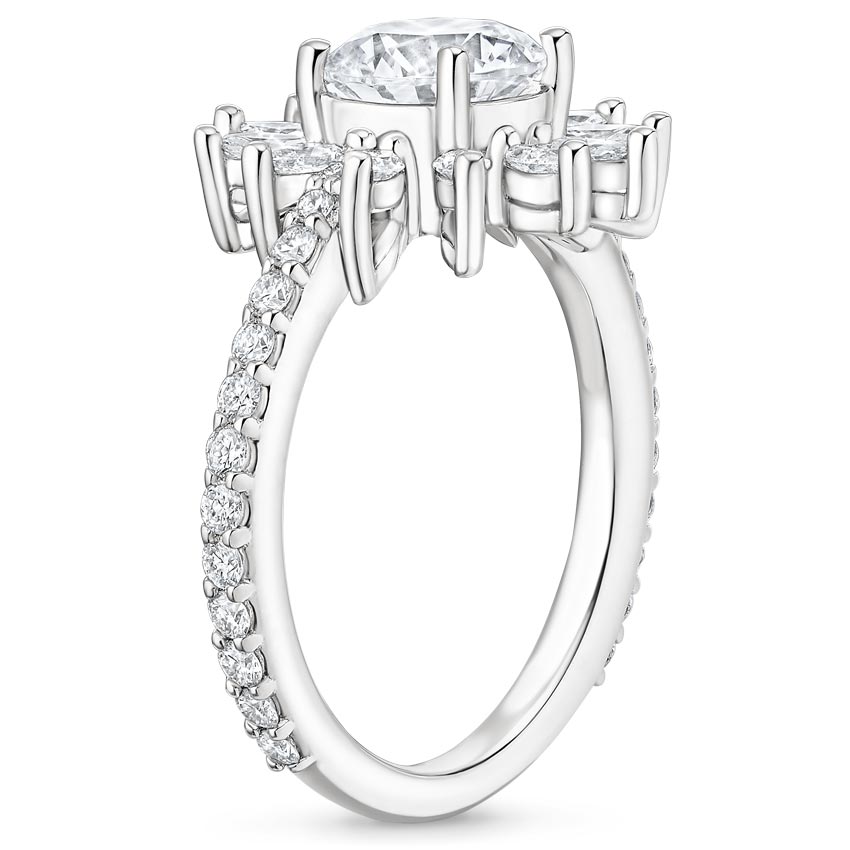 Platinum Venice Diamond Ring (1/3 ct. tw.), large side view